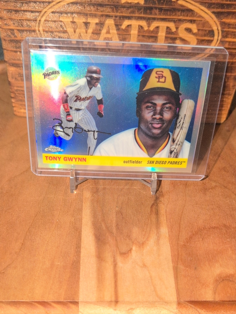 2025 Topps Chrome Tony Gwynn Silver Refractor Padres HOF